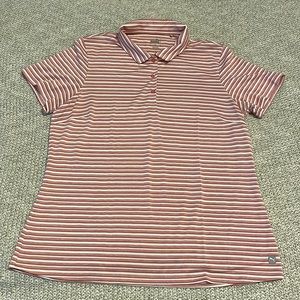 Pink Striped Women’s Puma Golf Polo
